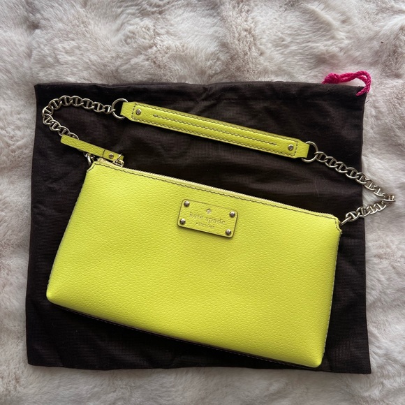 NEW Kate Spade Yellow Wellesley Byrd Bag - Picture 1 of 5